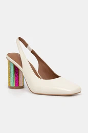 Salonarji Perspex Heel Sling be barva, 3968541309