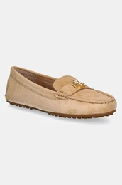 Mokasini iz semia Lauren Ralph Lauren Barnsbury enski, be barva, 802821629026