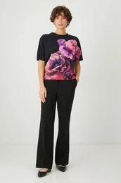 Kratka majica enski, rna barva