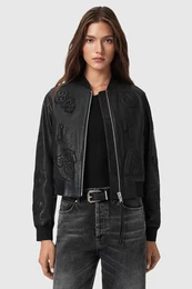 Usnjena bomber jakna
