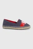 Modra Črtast Espadrile za dame image