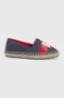 Modra Črtast Espadrile za dame image