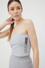 Top za ene, boja: siva, s otvorenim ramenima