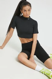 Kratka majica ženski, črna barva