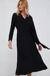 Obleka Lauren Ralph Lauren rna barva,