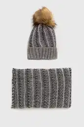 Kapa in tuba al siva barva