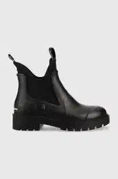Gumijasti kornji Yw0yw01034 Bds Chelsea Rain Boots enski, rna barva