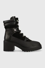 Usnjeni glenarji Heel Laced Outdoor Boot enski, rna barva