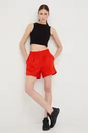 Kratke hlae za trening X Vogue za ene, boja: crvena, s uzorkom, visoki struk, 534693-95