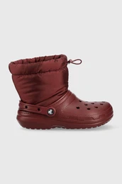 Sneke Classic Lined Neo Puff Boot bordo barva