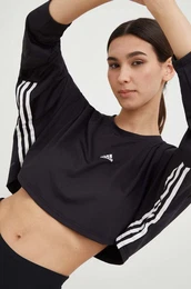 Majica dugih rukava za trening Hyperglam boja: crna