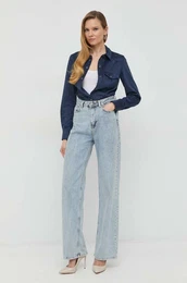 Srajca ženska, mornarsko modra barva,