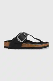 Usnjene japonke Gizeh Big Buckle enske, rna barva, 1023337
