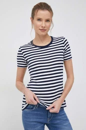 Bombana kratka majica mornarsko modra barva