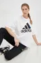 Bela Športno Adidas Majice za dame image