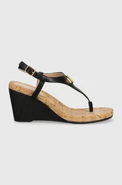 Sandali Lauren Ralph Lauren 802898612001 ženski, črna barva