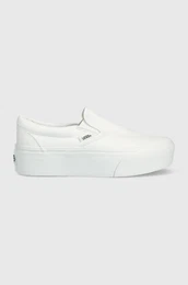 Tenisice Classic Slip-On Stackform za ene, boja: bijela, VN0A7Q5RW001-WHITE