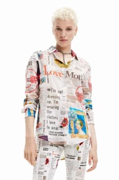 Bombana srajca enska, bela barva