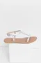 Srebrna T-pašček-Sandalen za dame image