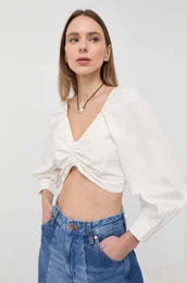 Bombana majica enska, bela barva