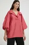 Rdeča Boho Oversize Bluze za dame image