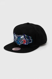 Kapa s šiltom Charlotte Hornets črna barva