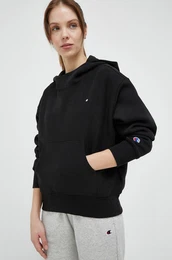 Pulover enska, rna barva, s kapuco