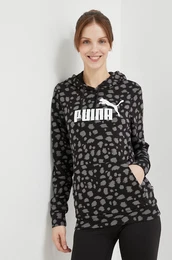 Pulover od trenirke rna barva, s kapuco