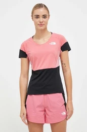 portna kratka majica Bolt Tech roza barva