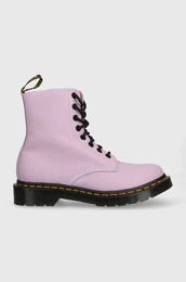 Kone izme 1460 Pascal za ene, boja: ljubiasta, ravni potplat, DM30689308-Lilac