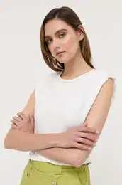Kratka majica enski, bela barva