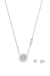 Ogrlica in uhani iz srebra