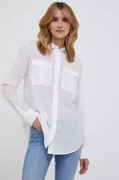 Bombana srajca Lauren Ralph Lauren enska, bela barva