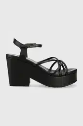 Sandali Cate Wedge rna barva, 50493097
