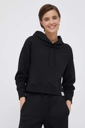 Pulover enska, rna barva, s kapuco