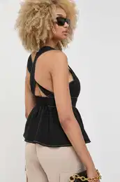 Bluza s primesjo lana rna barva