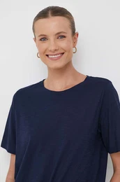 Bombana kratka majica mornarsko modra barva