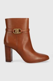 Usnjeni glenarji Lauren Ralph Lauren Maxie enski, rjava barva, 802912277001