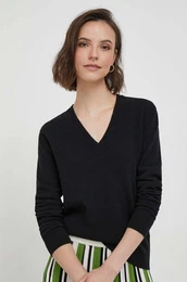 Volnen pulover enski, rna barva