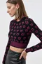 Visok vratnik Pulover Pleten za dame image