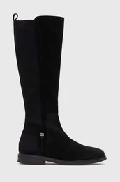 Elegantni kornji TOMMY ESSENTIALS LONGBOOT enski, rna barva, FW0FW07476