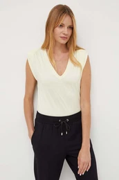 Kratka majica ženski, rumena barva