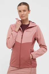 Outdoor jakna Go Hike Softshell boja: ruiasta