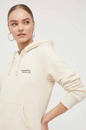 Pulover enska, be barva, s kapuco