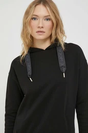 Pulover Joop! enska, rna barva, s kapuco