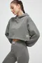 Svetlo siva Oversized pulover za dame image