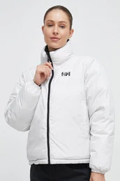 Dvostrana jakna za ene, boja: crna, za zimu, oversize