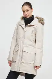 Parka enska, be barva