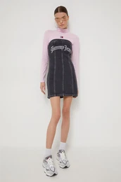 Jeans obleka siva barva