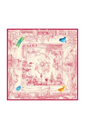 Ruta CHUSTA/SILKWOOL/RED/134 enska, rdea barva